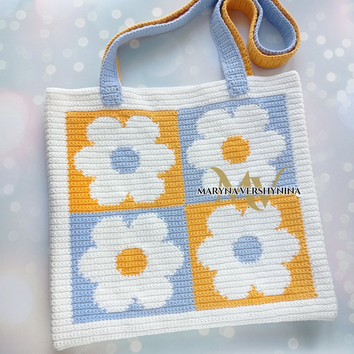 Daisy bag Crochet Pattern