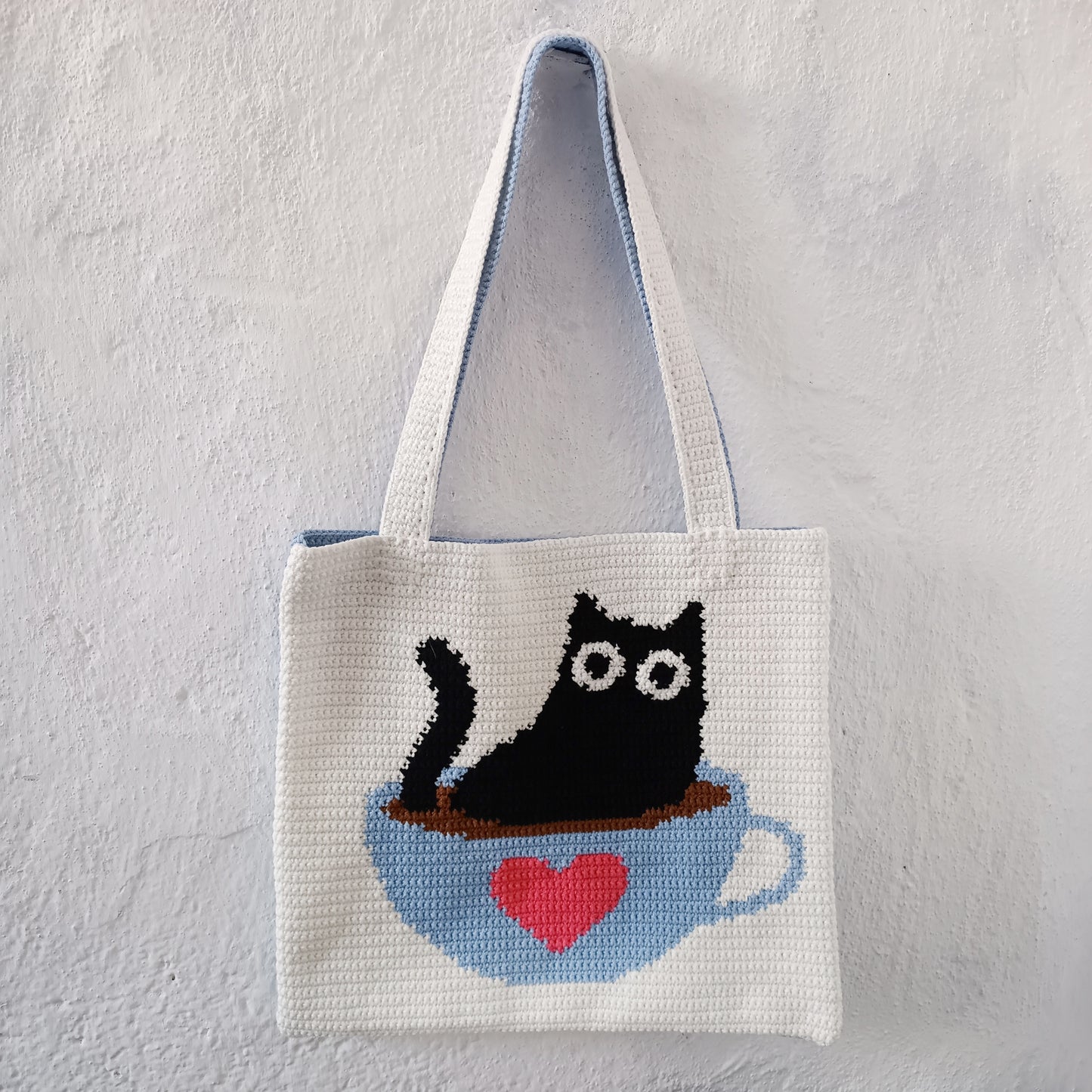 Cat in a cup Crochet Pattern