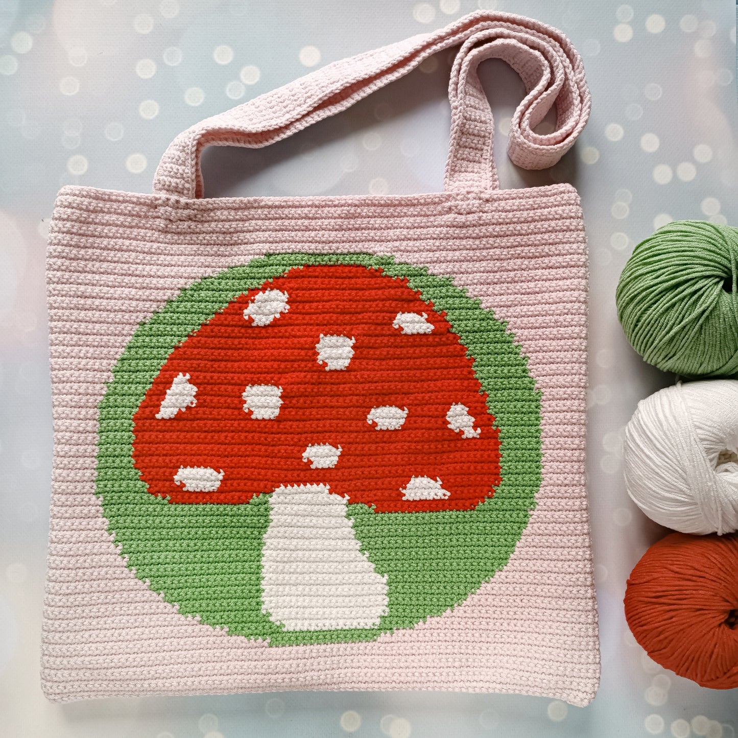 Mushroom bag Crochet pattern