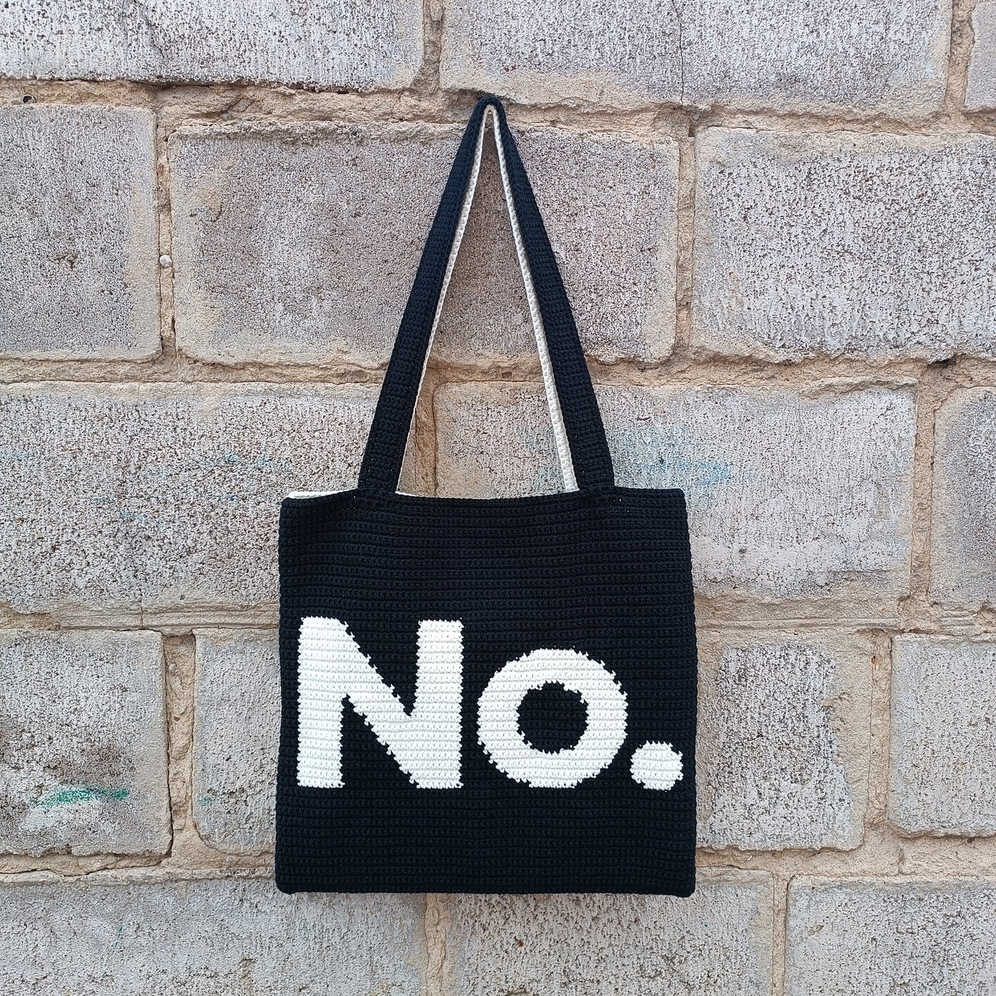 Yes no bag crochet pattern