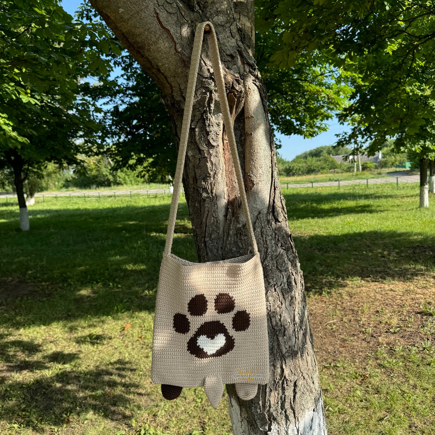 Cute dog bag crochet pattern
