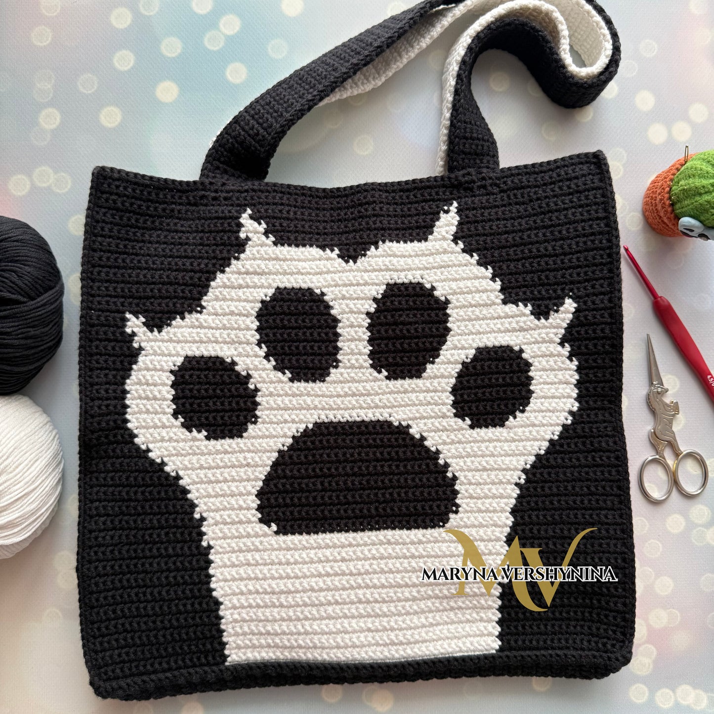 Paw Bag Crochet Pattern