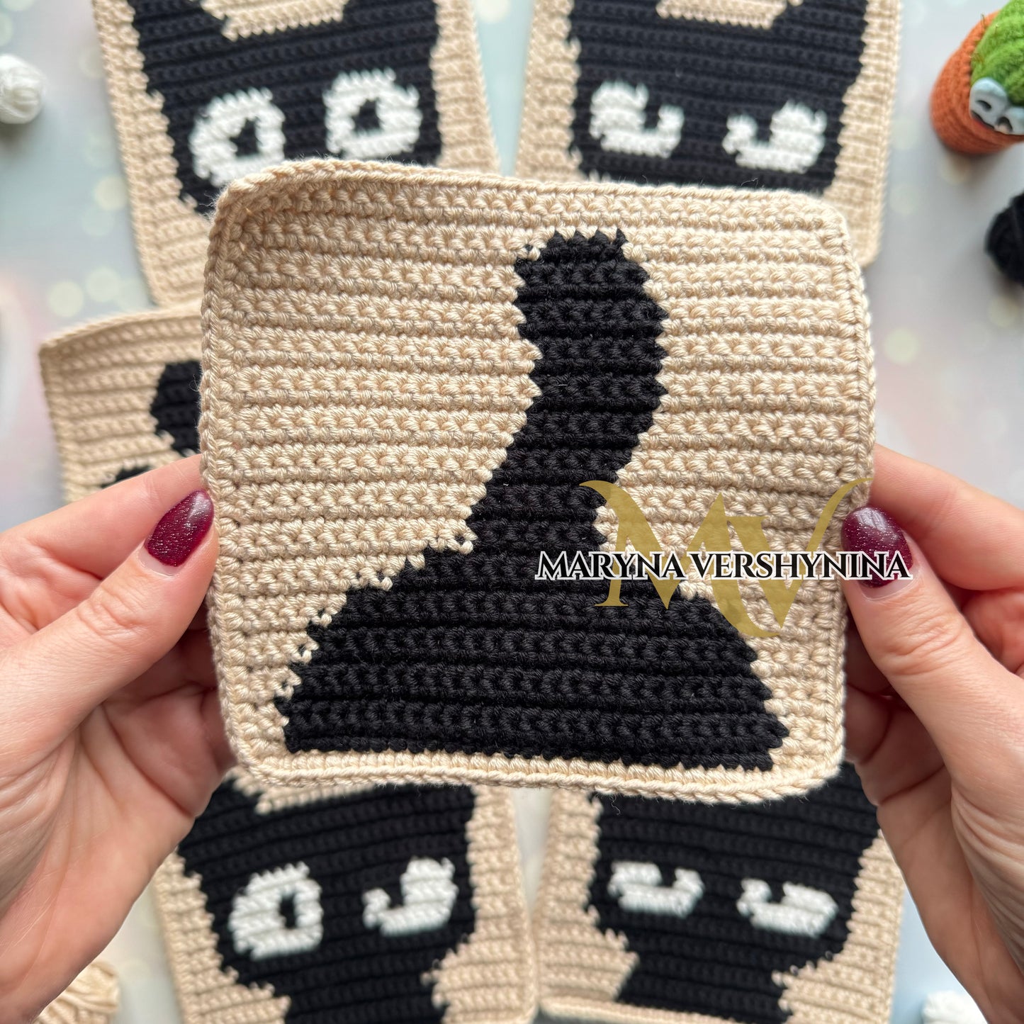 Cats Squares Crochet Pattern