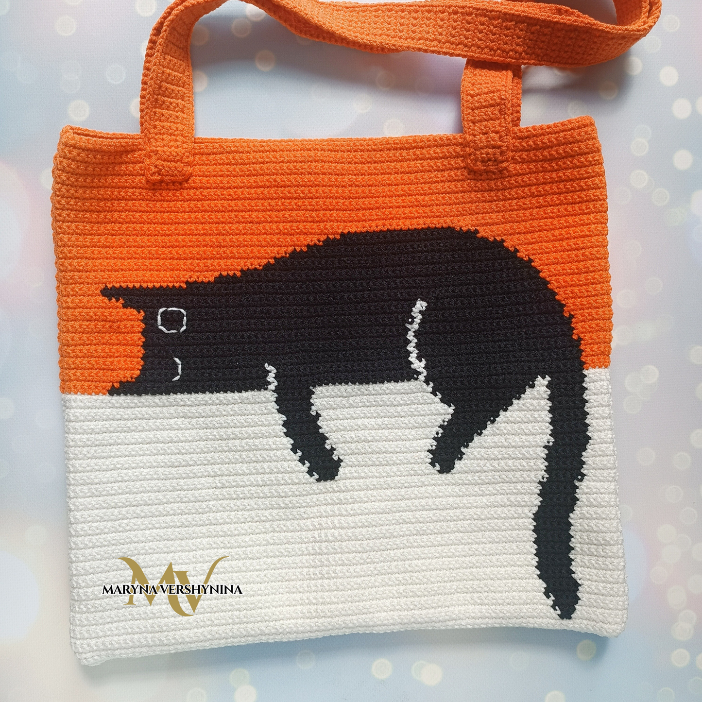 Black Cat Bag Crochet Pattern