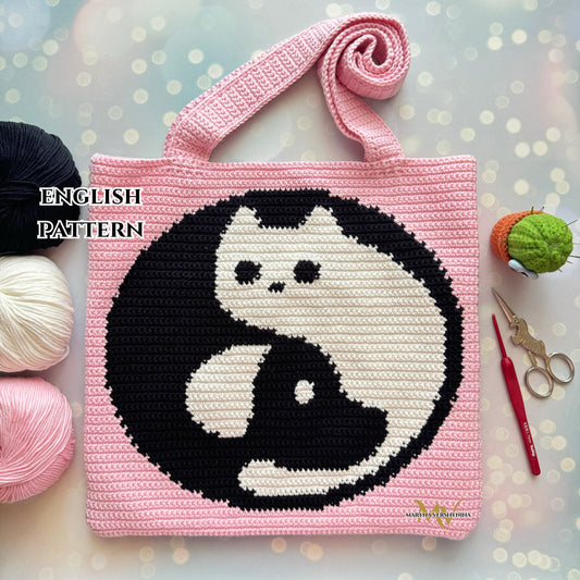 Cat and dog bag Crochet Pattern