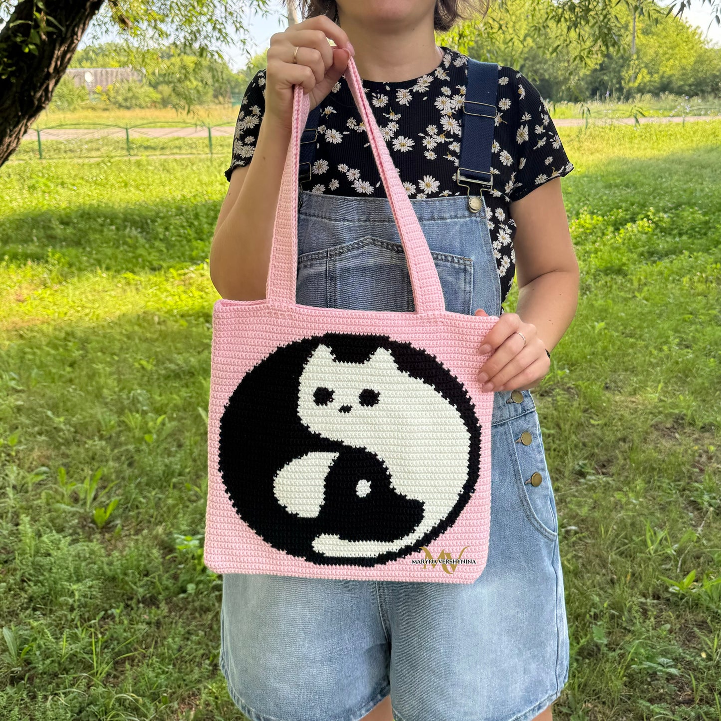 Cat and dog bag Crochet Pattern