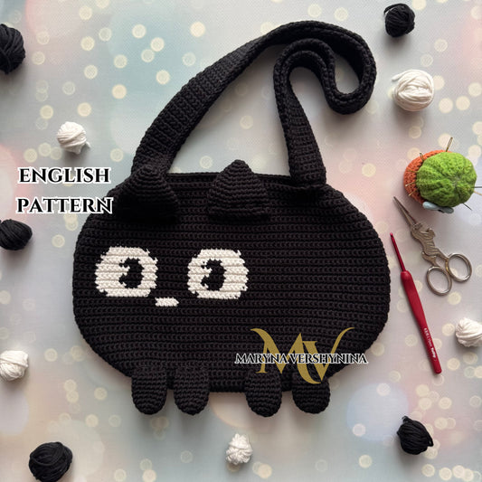 Cute Black Cat Crochet Pattern