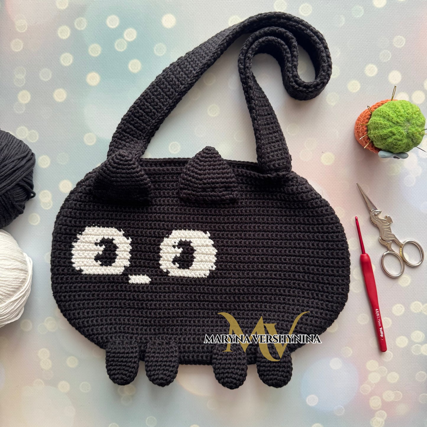 Cute Black Cat Crochet Pattern