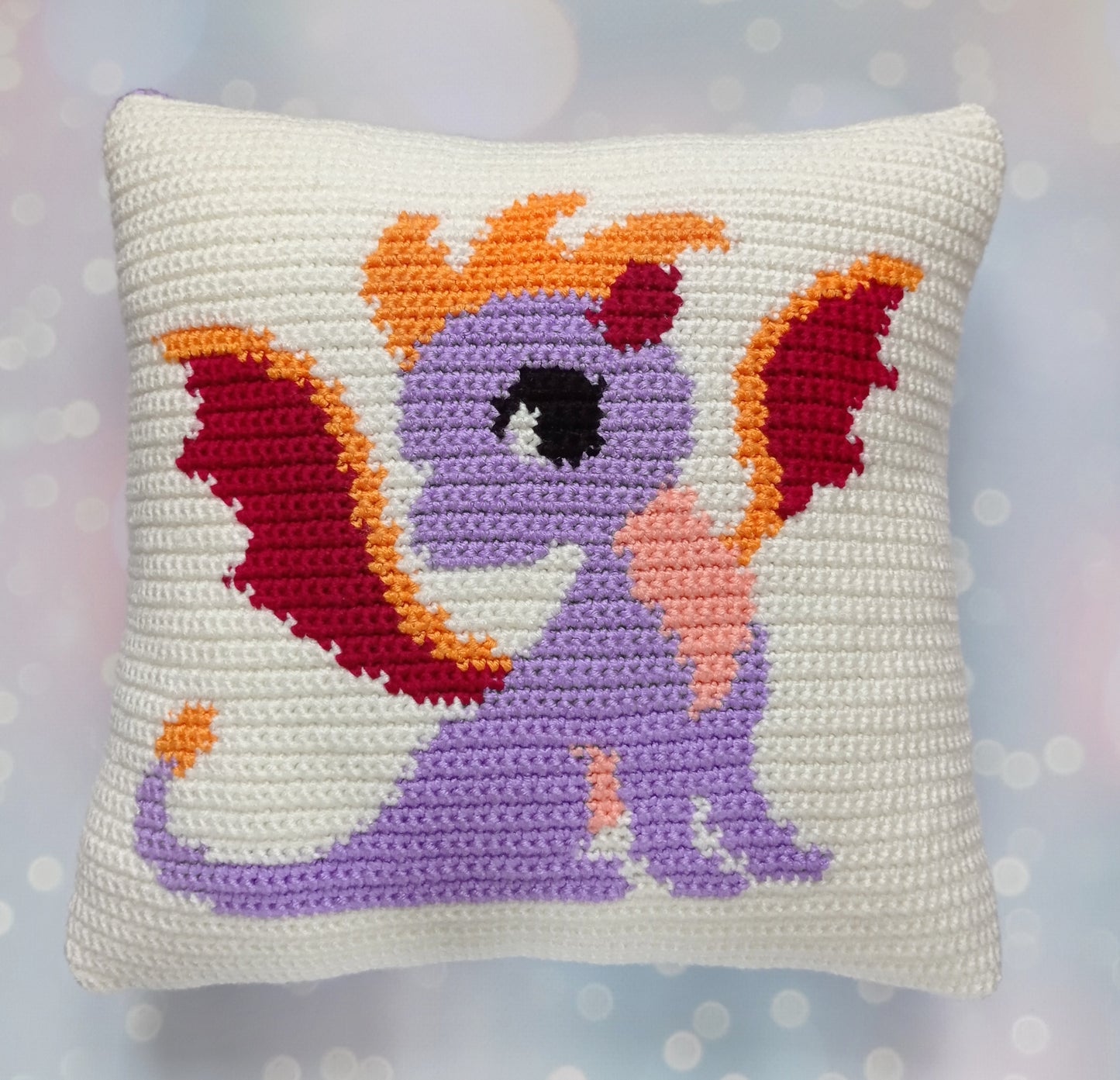 Dragon pillow Crochet pattern