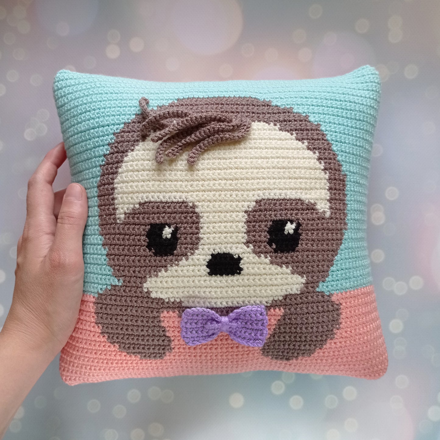 Sloth pillow Crochet pattern