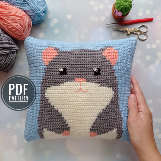 Hamster pillow Crochet pattern
