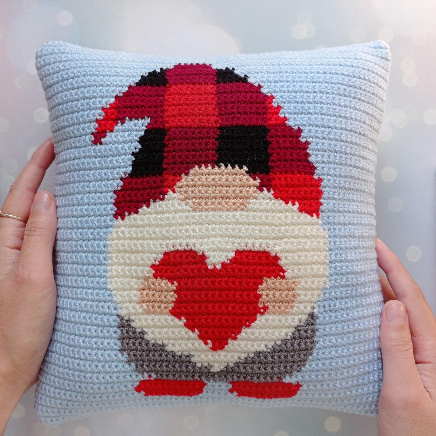 Gnome Boy pillow Crochet pattern