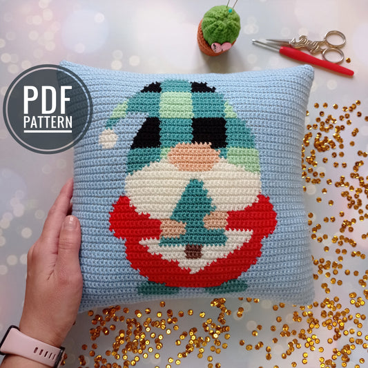 Gnome pillow Crochet pattern