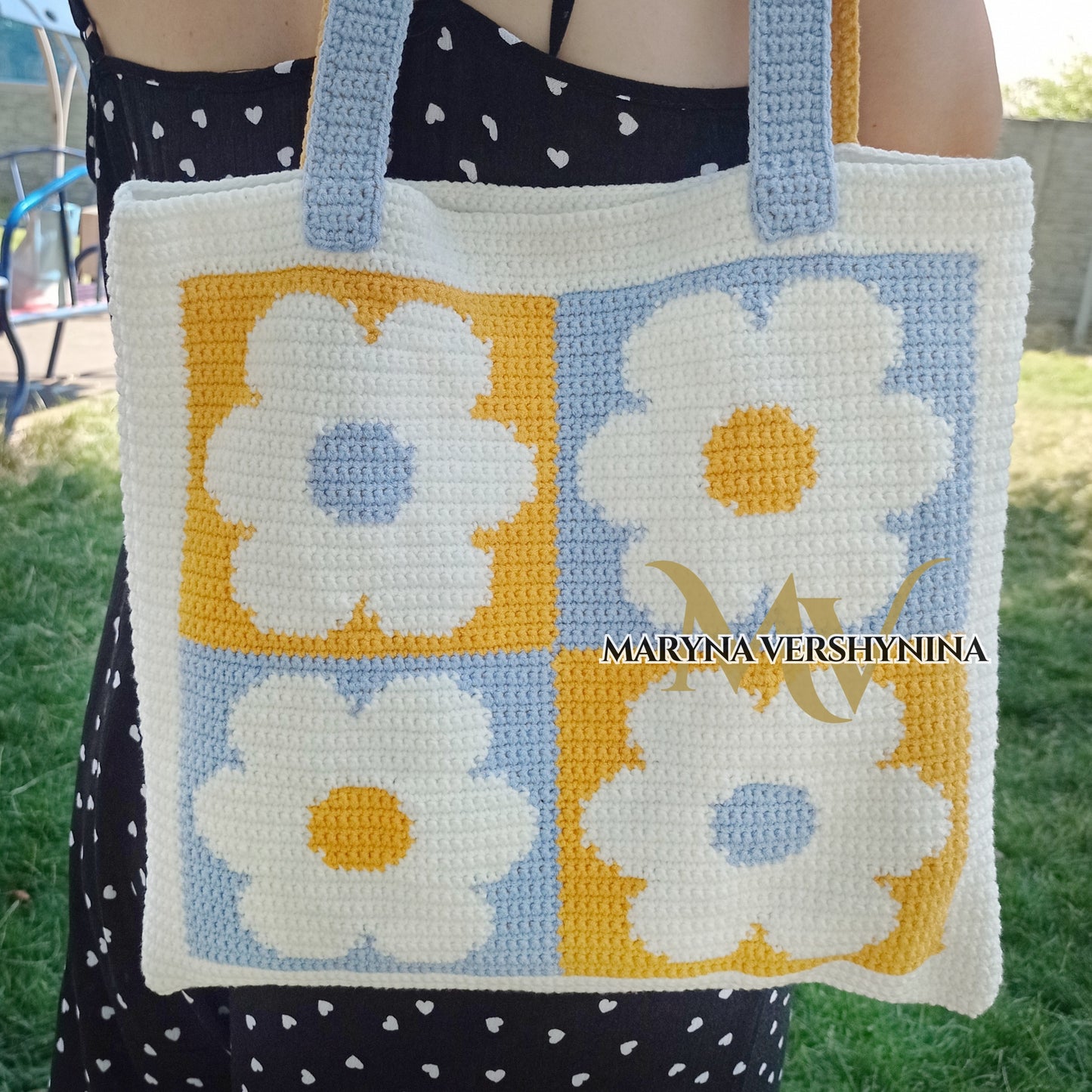 Daisy bag Crochet Pattern