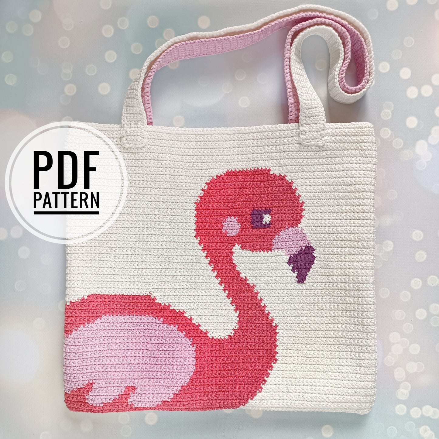 Flamingo bag Crochet Pattern