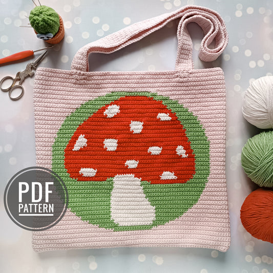Mushroom bag Crochet pattern