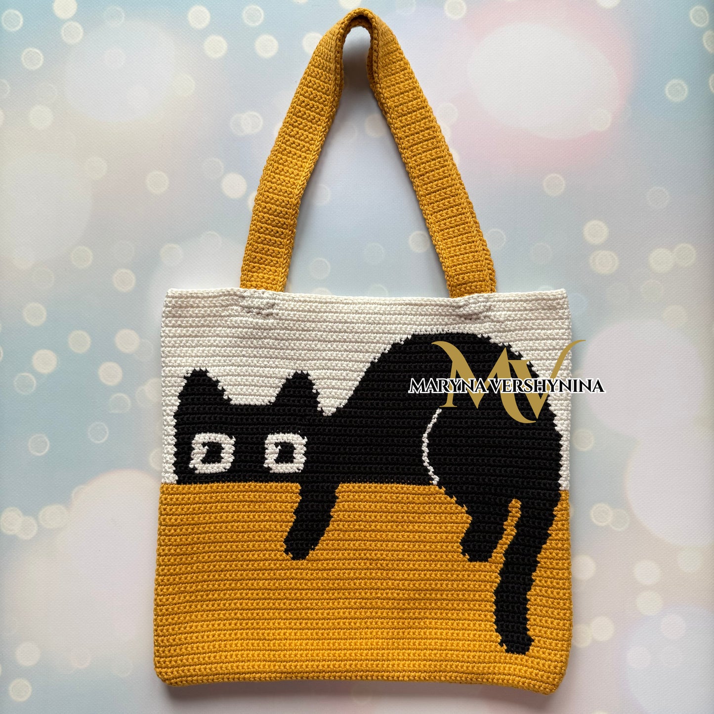 Black Cat Bag Crochet Pattern