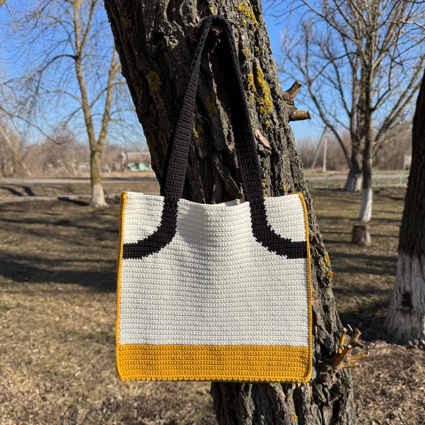 Black Cat Bag Crochet Pattern