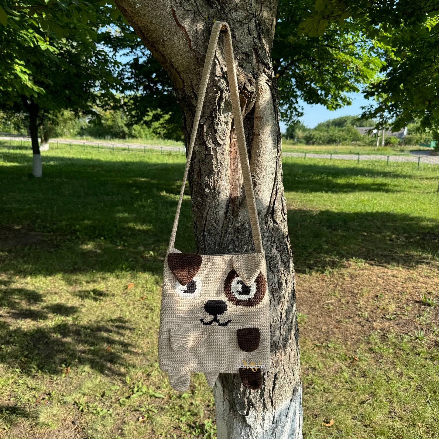 Cute dog bag crochet pattern
