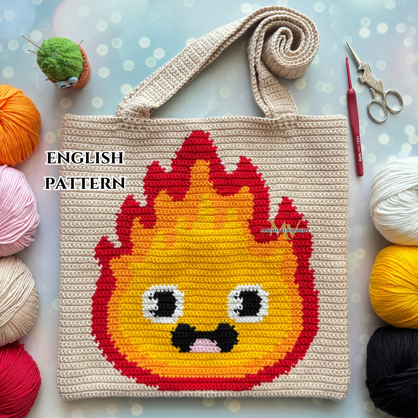 Cute fire bag Crochet Pattern