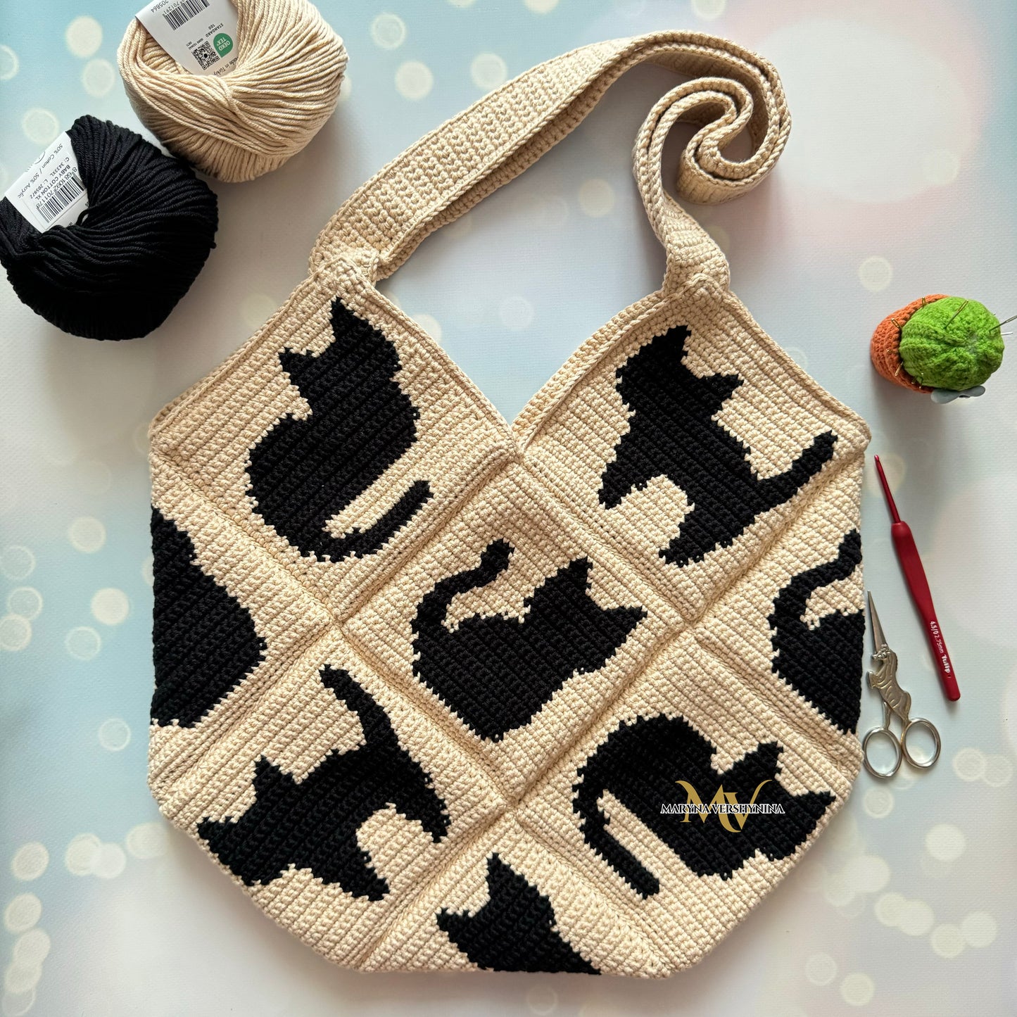 Cats bag Crochet pattern