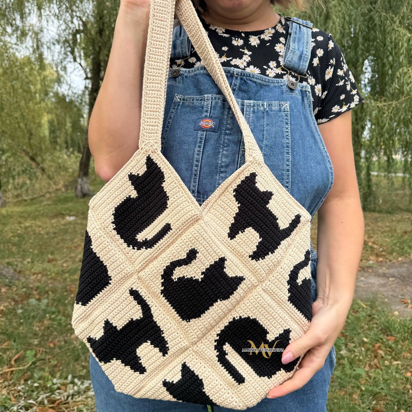 Cats bag Crochet pattern