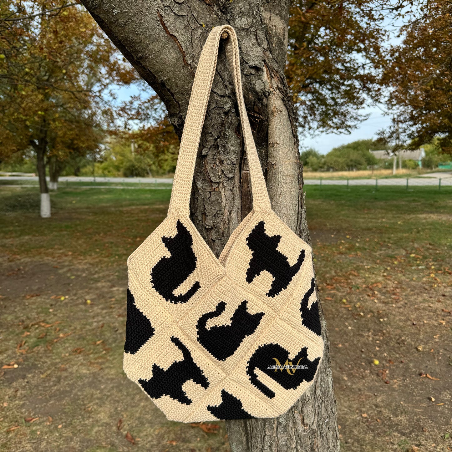 Cats bag Crochet pattern