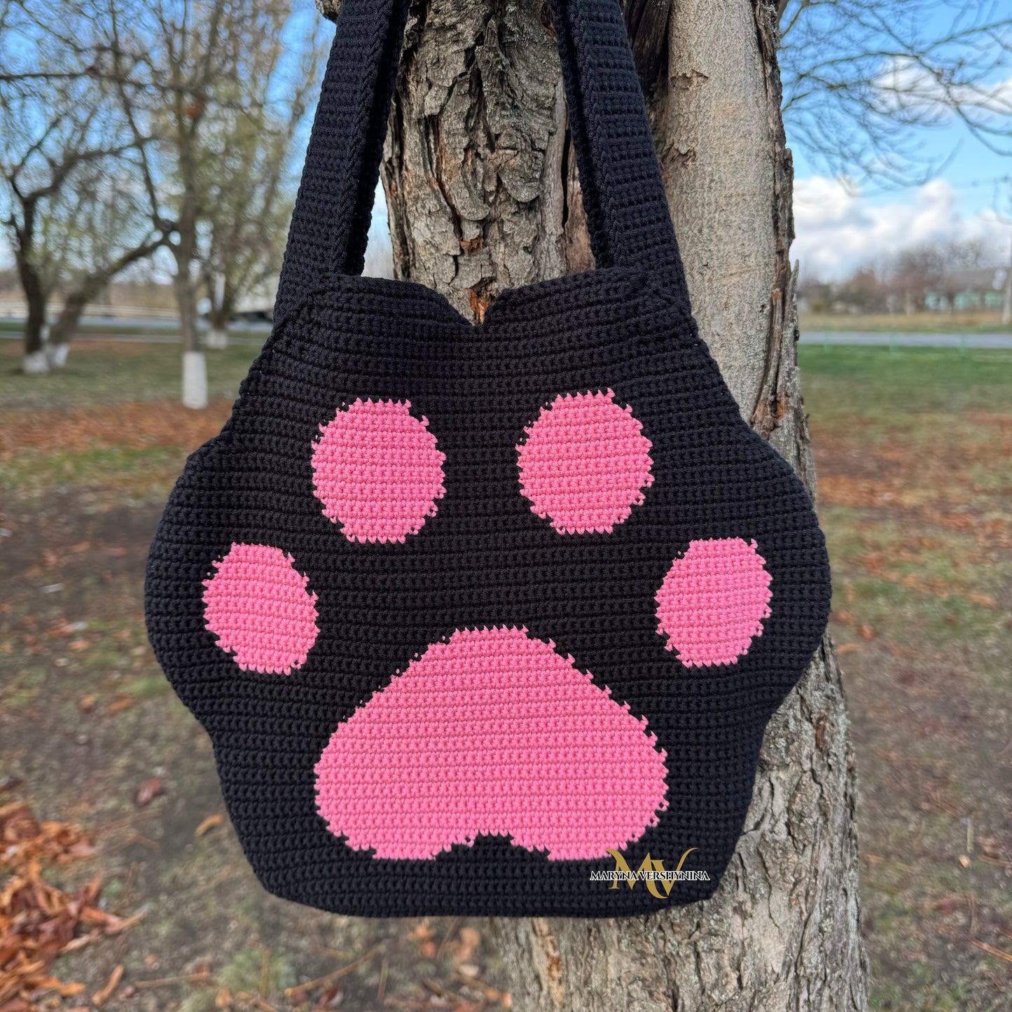 Paw bag Crochet Pattern
