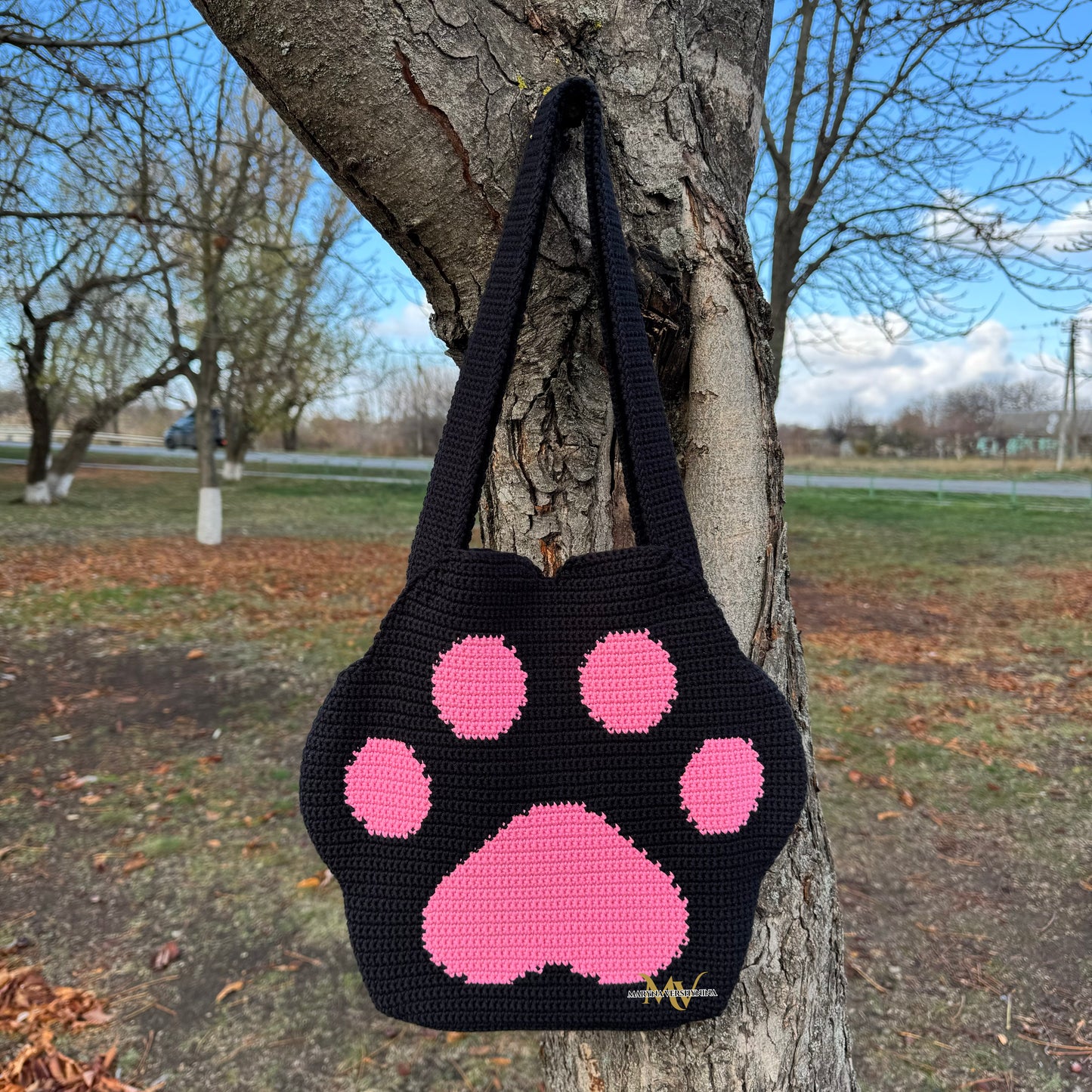 Paw bag Crochet Pattern