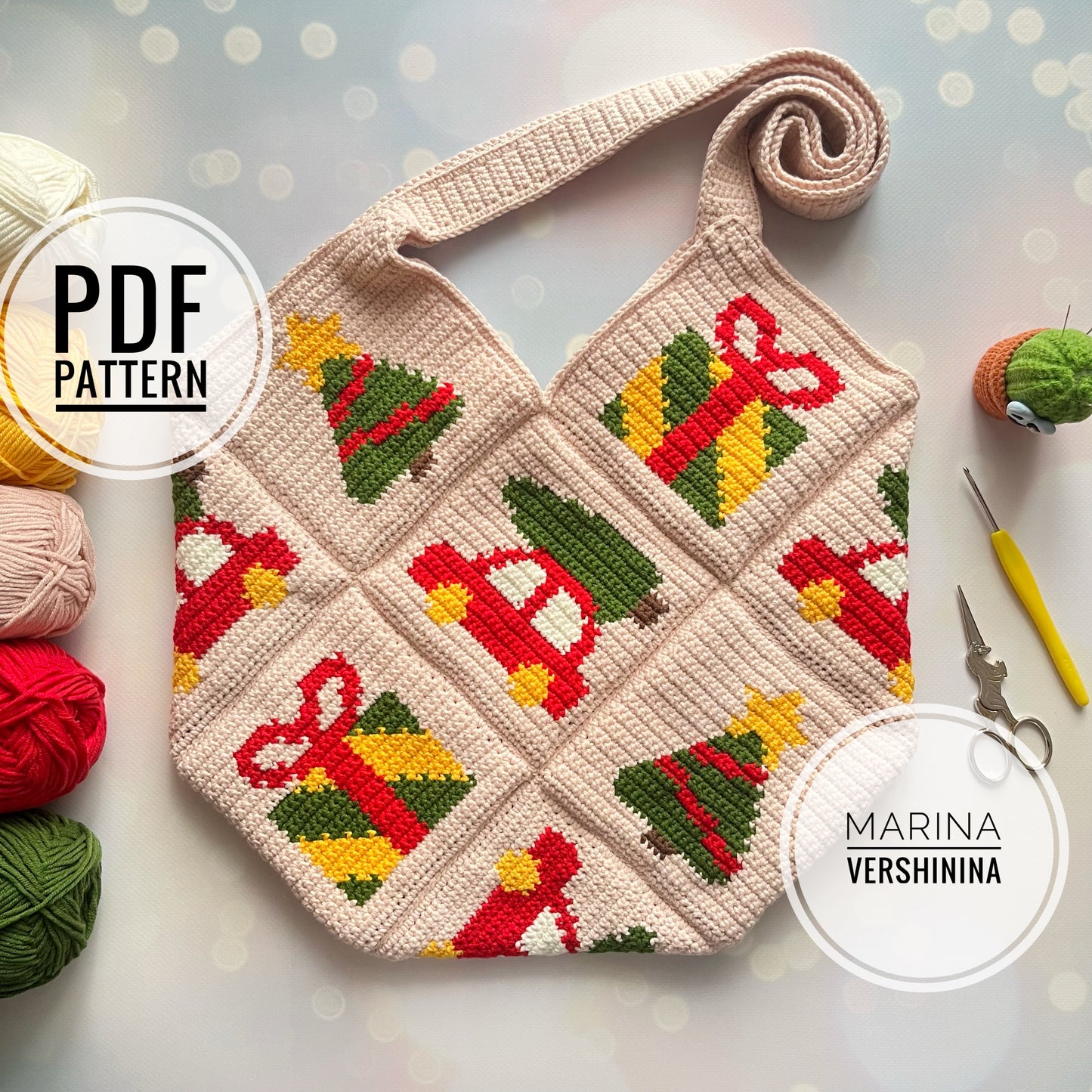 Christmas Bag Crochet Pattern