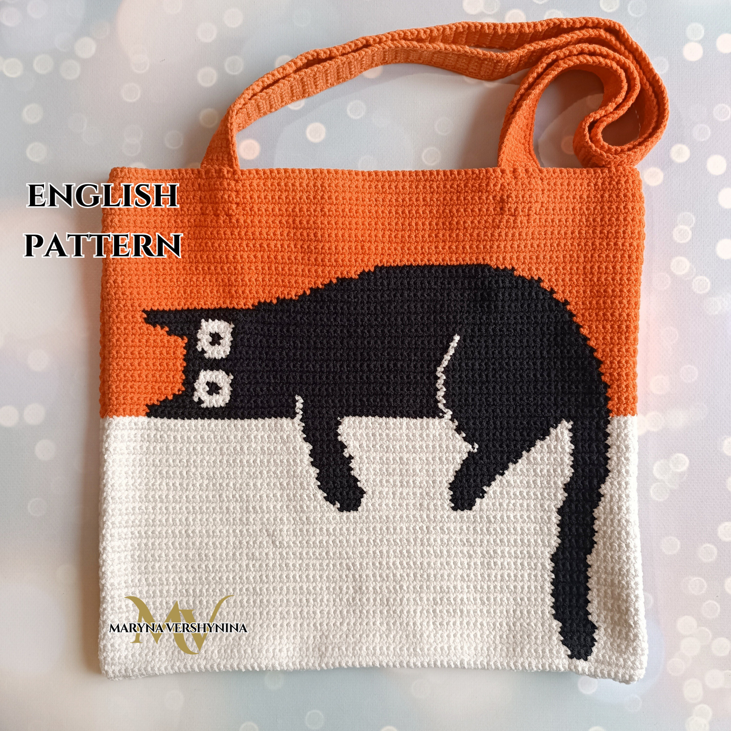 Black Cat Bag Crochet Pattern