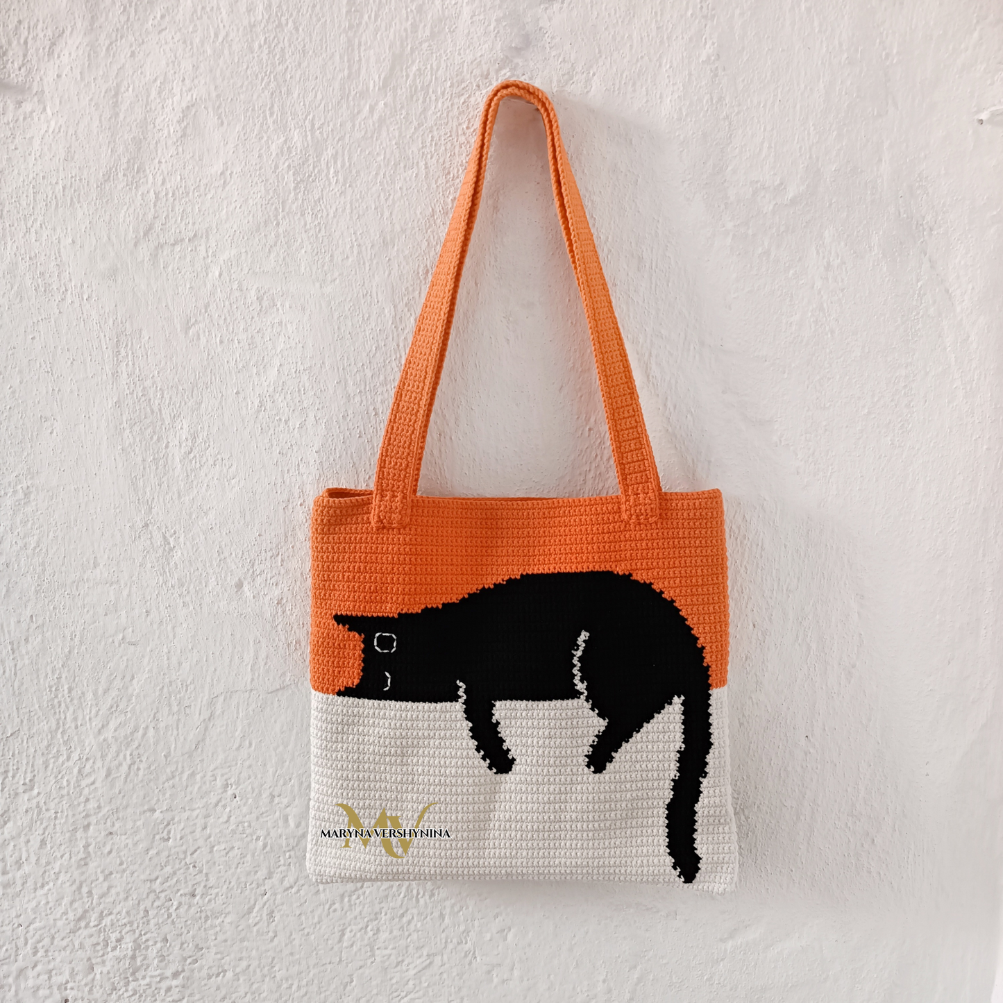 Black Cat Bag Crochet Pattern