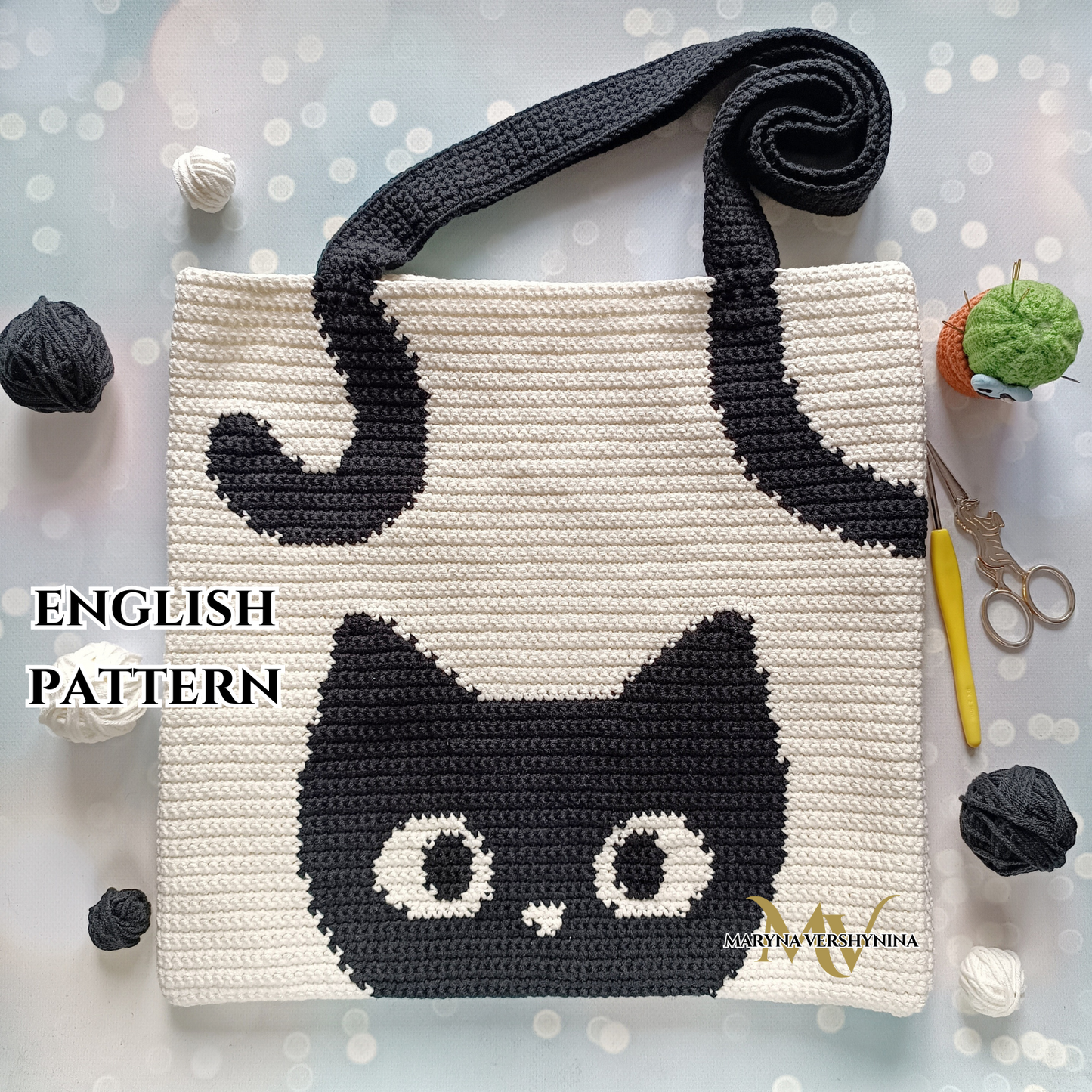 Cat bag Crochet Pattern