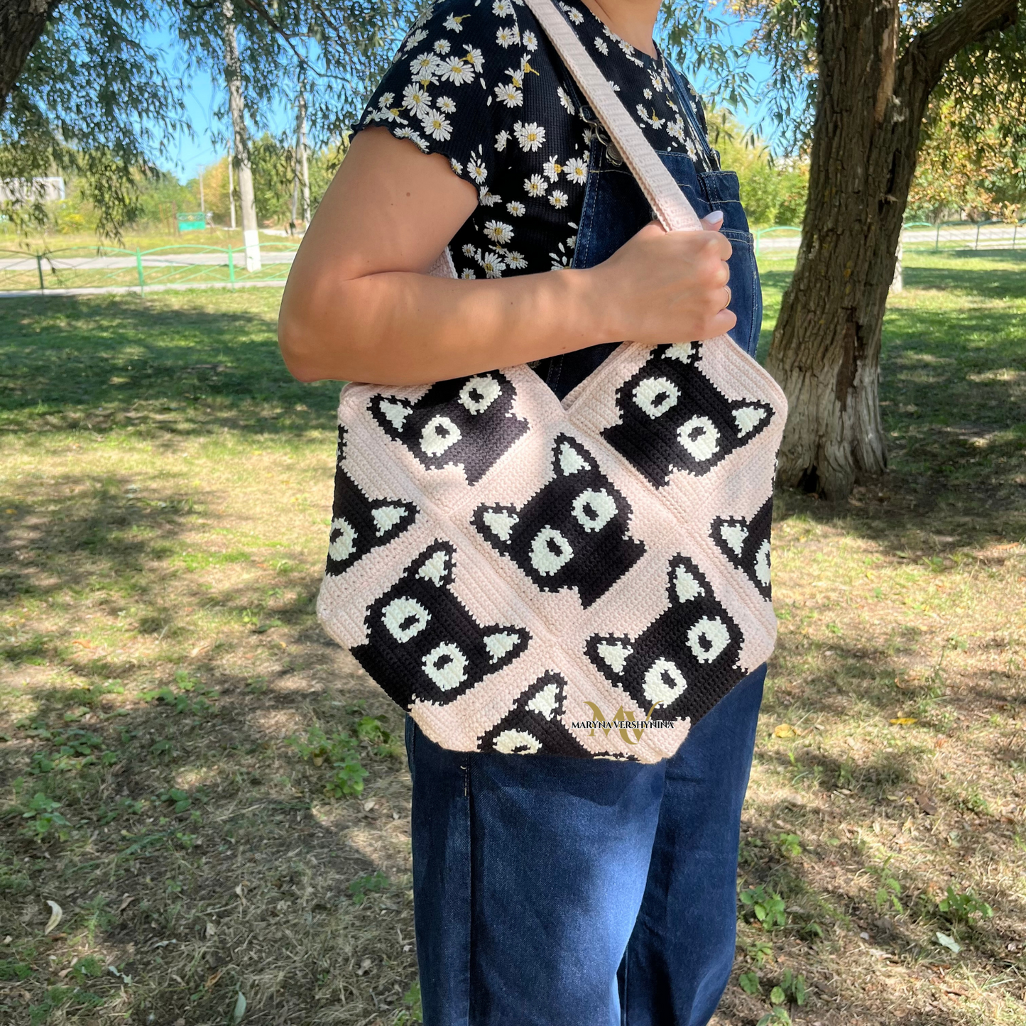 Cute Cats Bag Crochet Pattern