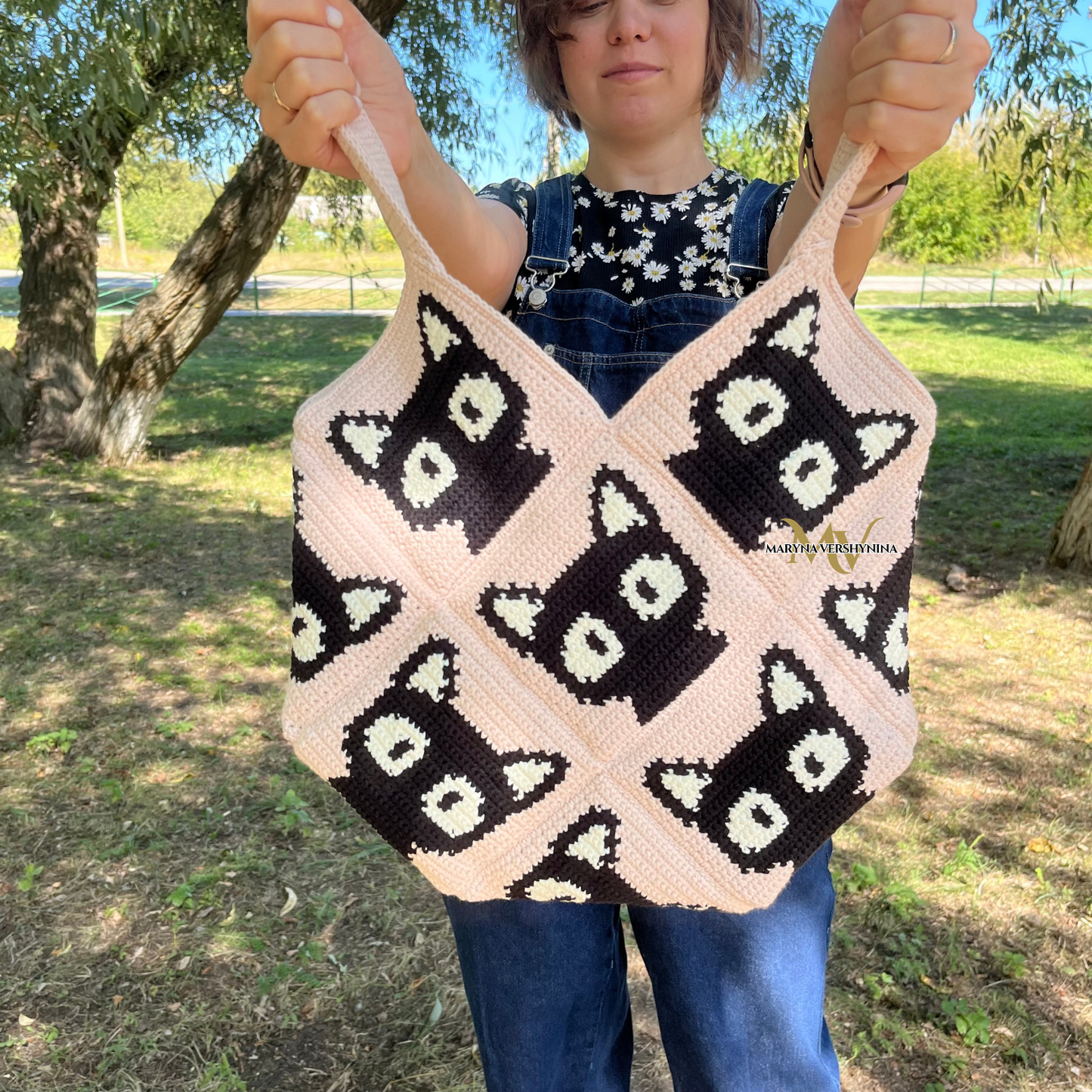 Cute Cats Bag Crochet Pattern