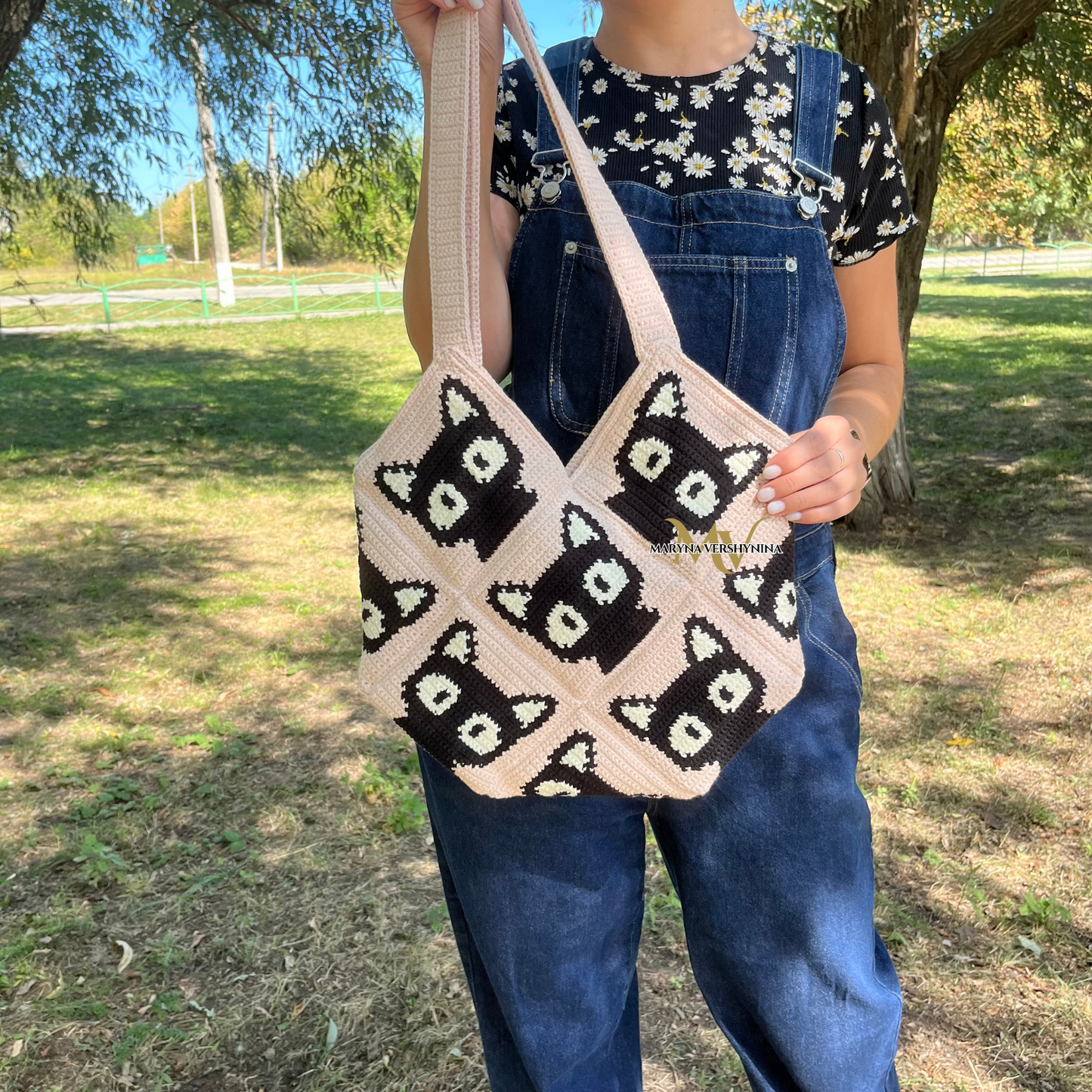 Cute Cats Bag Crochet Pattern