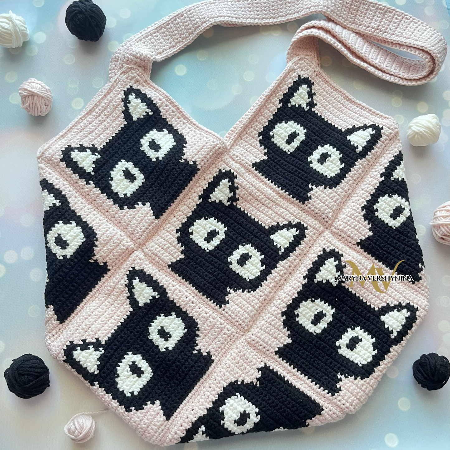 Cute Cats Bag Crochet Pattern