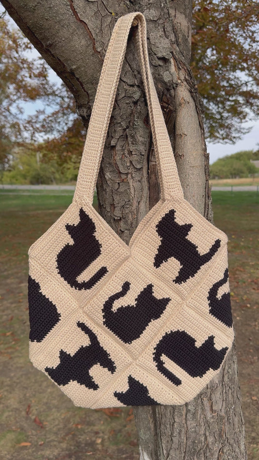 Cats bag Crochet pattern